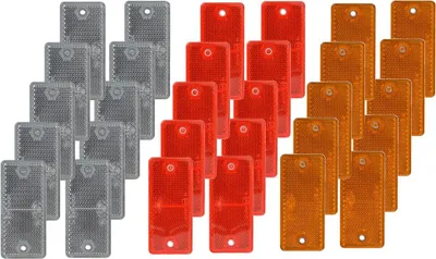 Produktbild von Rückstrahler - Reflektor - schrauben - SET - E-Prüfzeichen 30 Teile
