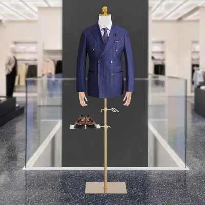 Immagine prodotto di Manichino da uomo - Manichino per vetrina - Manichino per sarti - Manichino per abbigliamento - Manichino - Regolabile, altezza 70-130 cm