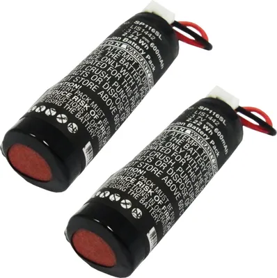 Image de subtel 2x Batterie pour Console de jeux Compatible avec Sony PlayStation Move Navigation Controller, CECH-ZCS1E, CECH-ZCS1H, LIS1442 - (600mAh, 3.7V)
