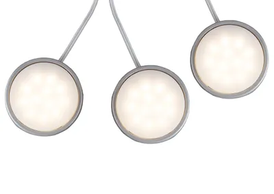 Produktbild von Nino Leuchten LED-Unterbauleuchte 3er titanfarbig; 79050302