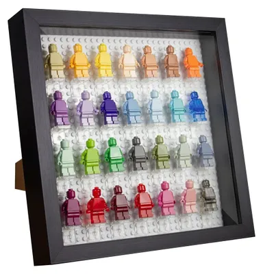 Produktbild von Tapeera Vitrinen-Schrank für Minifiguren - Acryl Vitrine für 28 Minifiguren