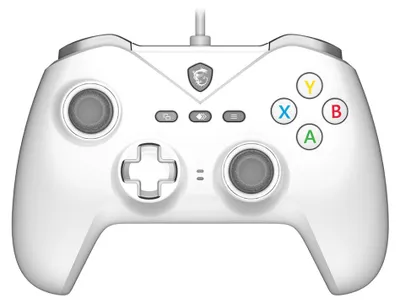 Produktbild von MSI FORCE GC200 WHITE Gaming-Controller Weiß USB Gamepad Analog / Digital Android, PC