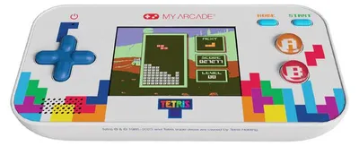 Produktbild von My Arcade Tetris Gamer V, Mehrfarbig, D-Pad, Richtungstasten, Home button, Schaltfläche Start, Tasten, 6,35 cm (2.5"), USB Typ-C, Akku