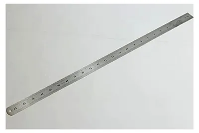 Produktbild von Stahlmaßstab Werkstattlineal Edelstahl 600 mm