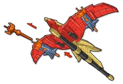 Produktbild von Power Rangers Thunderzord Actionfigur Firebird