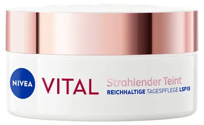 Produktbild von NIVEA VITAL Strahlender Teint Reichhaltige Tagespflege 50ml LSF 15
