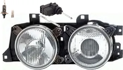 Obrázok produktu pre Johns, svetlomet vhodný pre BMW radu 5 E34 09/88-10/95 ?avá žiarovka + servomotor