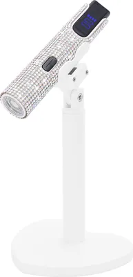 Immagine prodotto di Lampada UV-LED per unghie ZELURXX Mini, portatile, ruotabile a 360°, lampada ad asciugatura rapida per adesivi per unghie e unghie in gel, bianca