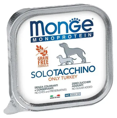 Productafbeelding van Monge Dog Monoproteïne Solo Kalkoen 150g