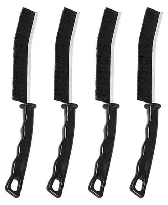 Produktbild von Fugendüsen-Reinigungsbürsten - 4-teiliges Set schmale Spaltbürsten - für Badezimmer Küche Fensterschienen und Ecken