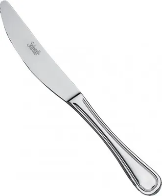 Imagen del producto de Salvinelli, juego de 12 cuchillos de mesa Cambridge, acero inoxidable 18/10, grosor 2 mm, 12 piezas