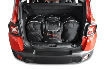 Obrázek produktu pro J&J Automotive | Sada 4ks cestovních tašek AERO pro JEEP RENEGADE 2014+