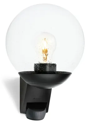 Obrázok produktu pre Steinel Vonkajšia lampa s pohybovým senzorom E27, čierna