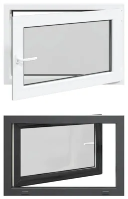 Image de Fenêtre de cave pivotante et orientable vidaXL, modèle RISOR, dimensions 90 x 50 cm
