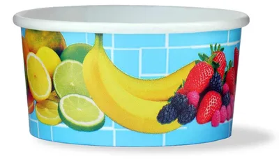 Image de Elzusha - 200 gobelets en carton pour glaces - 160 ml, pour glaces, sorbets et fruits