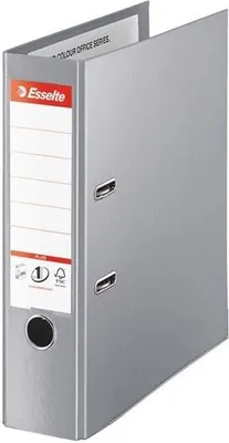 Image de Classeur à levier A4 Esselte No.1 Power Vivida Plus, tout plastique, dos 8 cm, gris