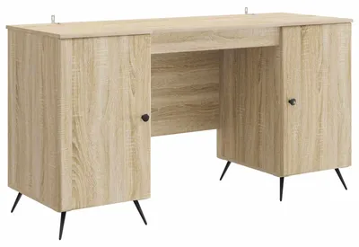 Obrázek produktu pro vidaXL Psací stůl Sonoma dub 142,5 x 50 x 75 cm dřevotřísková deska