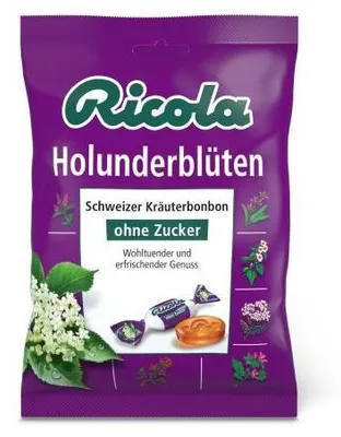 Produktbild von Ricola o.Z. Holunderblüten Bonbons 75 g