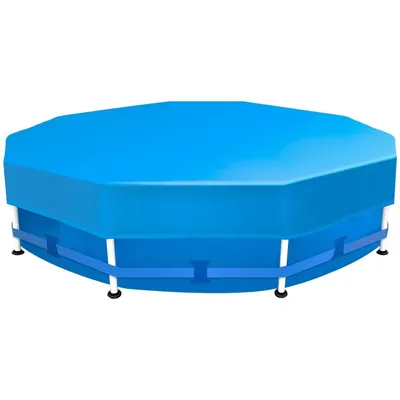 Produktbild von Sekey Poolabdeckung Rund Hochdichtes Abdeckplane für Stahlrahmenbecken, 244 cm, Blau