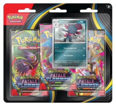 Produktbild von Pokémon|Amigo POK ME02 3-Pack Blister