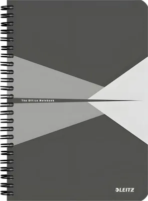 Produktbild von LEITZ Collegeblock Office DIN A5 kariert 90Blatt grau (80445885