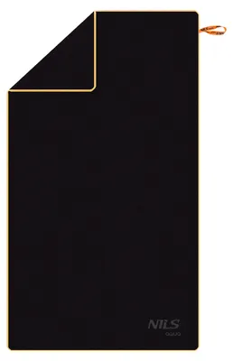 Produktbild von NAR12 Mikrofaser-Handtuch, 180x100 cm, Marke NILS AQUA, Farbe: Schwarz