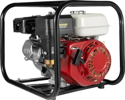 Immagine prodotto di Pompa ad acqua a benzina per irrigazione - Quattro tempi - Potenza 6,5 CV 210 cm³ - Numero di giri 3600 giri/min - Portata 36 m³/h - Prevalenza 28 m - Attacco 2 pollici (5 cm) - Nero