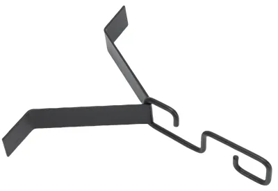 Produktbild von Regenkettenhalterung: V-förmige Eisenhalterung für Regenketten, Adapterclip und Haken für Fallrohre