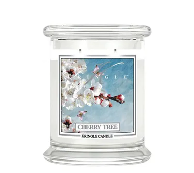 Zdjęcie produktu dla Świeca zapachowa Kringle Candle, seria "Duftkerze", rozmiar "Medium", zapach: drzewo wiśniowe