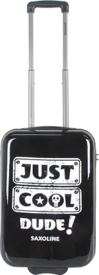 Produktbild von Saxoline Koffer Just Cool mit coolem Front-Aufdruck Schwarz One Size