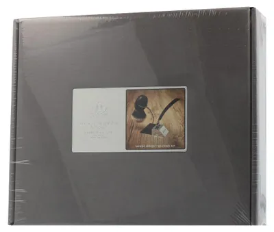 Productafbeelding van Acca Kappa Verzorgingsset voor mannen, inclusief scheerset met standaard - Wenge hout - Scheerkwast van puur zilver - Scheermes "Mach 3"