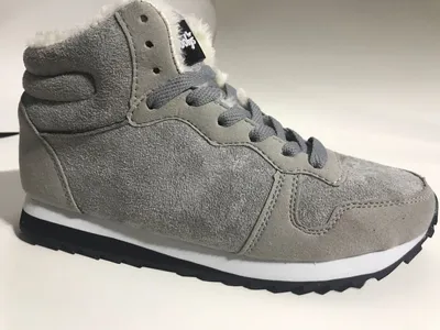 Produktbild von ASKSA Warme Gefütterte Winterschuhe Herren Damen Winterstiefel Wasserdicht Trekkingschuhe, Grau, Größe: 43