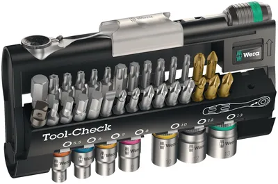 Obrázek produktu pro Wera 05073220001, Sada zdířek, 1/4"