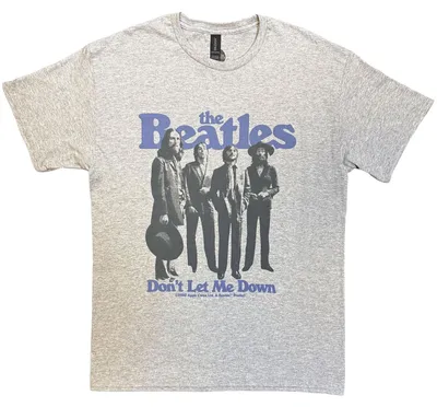 Produktbild von The Beatles Don't Let Me Down Grey L T-Shirt