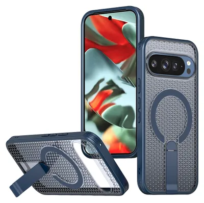 Productafbeelding van Telefoonschaal met magnetische standaard, siliconen, voor Google Pixel 11 Pro XL, TPU/PC