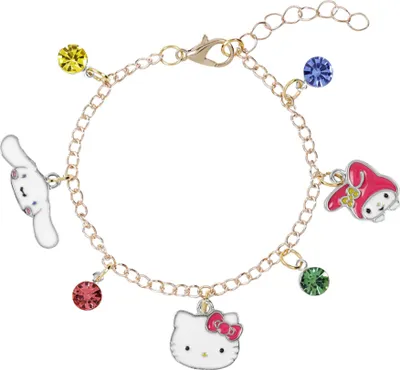 Zdjęcie produktu dla Peers Hardy - Bransoletka z charmsami Hello Kitty i Przyjaciół, akcesorium premium