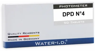 Produktbild von WATER-I.D. Tabletten DPD N°4 für PoolLab, 50 Stück