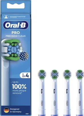 Obrázek produktu pro Oral-B | Precision Clean Brush Set | EB20RX-4 | Heads | For adults | Number of brush heads included 4 | White