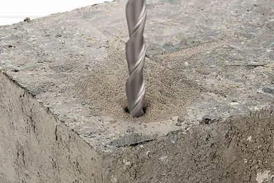 Produktbild von wolfcraft GmbH 1 Hammer-Schlagbohrer Standard, Bohrer, Hammer drill bit, 8 mm, 160 mm, Künstlicher Stein, Beton, Naturstein, 10 cm