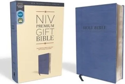 Produktbild von Niv, Premium Gift Bible, Leathersoft, Navy, Red Letter Edition, Comfort Print