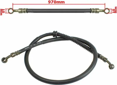 Image de TUYAU DE FREIN 970 mm GY6 BAUTIAN AVANT