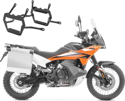 Immagine prodotto di Set valigia in alluminio + portavaligie adatto a KTM 790 / 890 / R Adventure 2