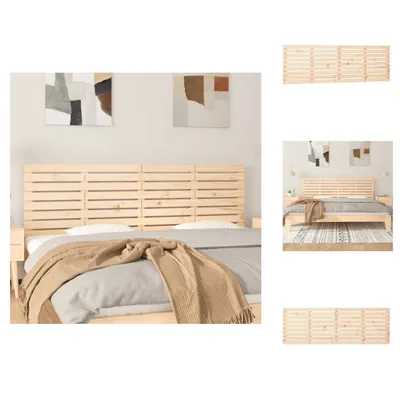 Image de vidaXL Tête de lit murale 166x3x63 cm Pin massif - Tête & Pieds de lit