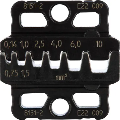 Produktbild von GEDORE 8151-2 Crimpeinsatz-Set für Aderendhülsen mit und ohne Isolierkragen, 3420604