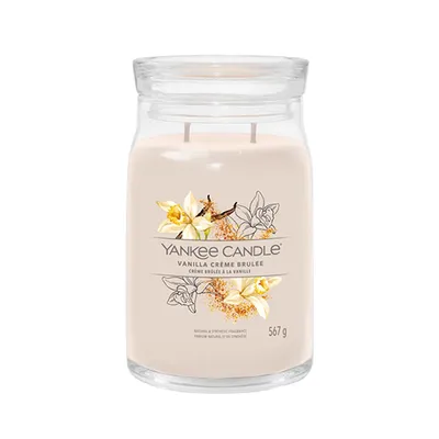 Produktbild von Yankee Candle Vanilla Crème Brûlée, Zylinder, Braun, Zimt, Vanille, 90 h, 1 Stück(e)