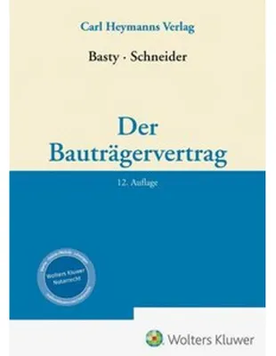Produktbild von Der Bauträgervertrag