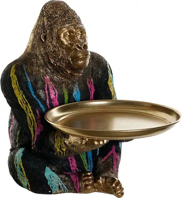 Obrázek produktu pro Dekorativní figurka DKD Home Decor 38 x 46 x 50,5 cm Barevná gorila