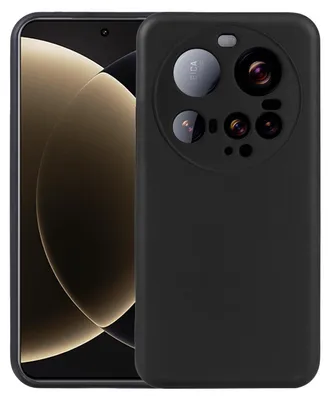 Immagine prodotto di Per Xiaomi 15 Ultra Custodia protettiva in silicone TPU Cover flessibile Custodia ultrasottile Nero