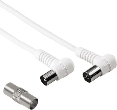 Produktbild von Hama 00205299, 1,5 m, Koaxial, Koaxial, Weiß