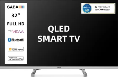 Image de SABA SA32SM10VDA TV 81,3 cm (32") HD Smart TV Wifi Gris 200 cd/m²